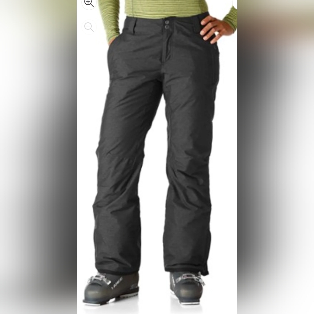 Columbia Omni-Heat Black/Dark Gray Snow Pants